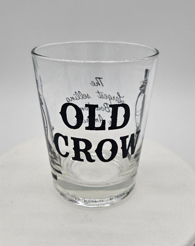 Old Crow Drinking Glass