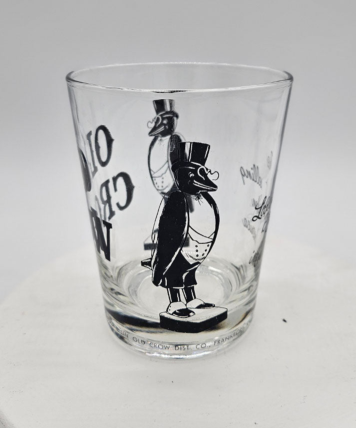 Old Crow Drinking Glass