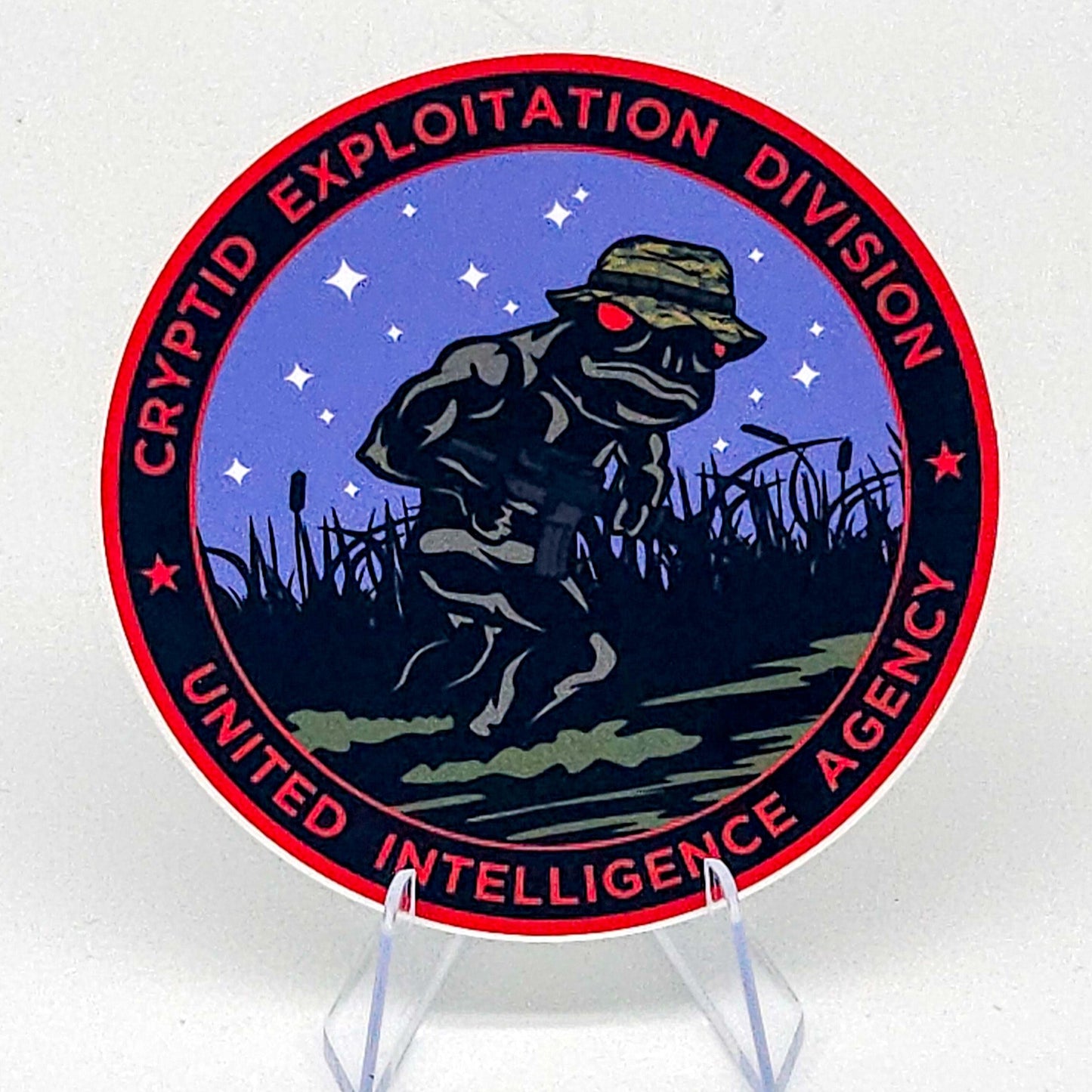 Cryptid Ohio Frogman CID (sticker)