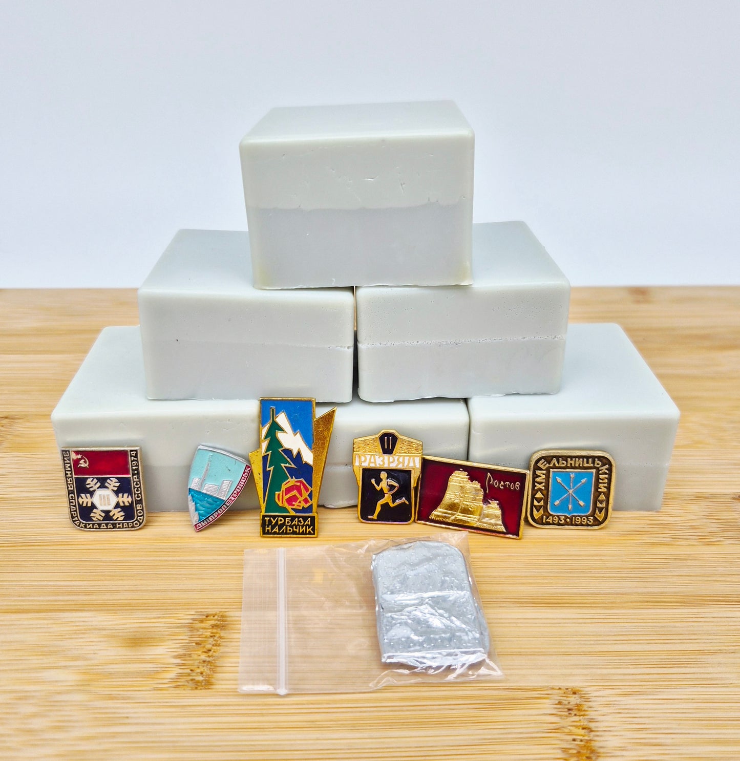 Soviet pin surprise soap
