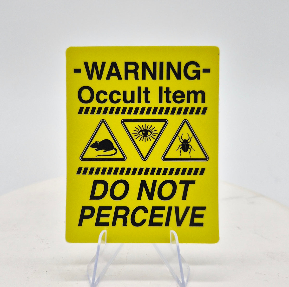 Occult item sticker