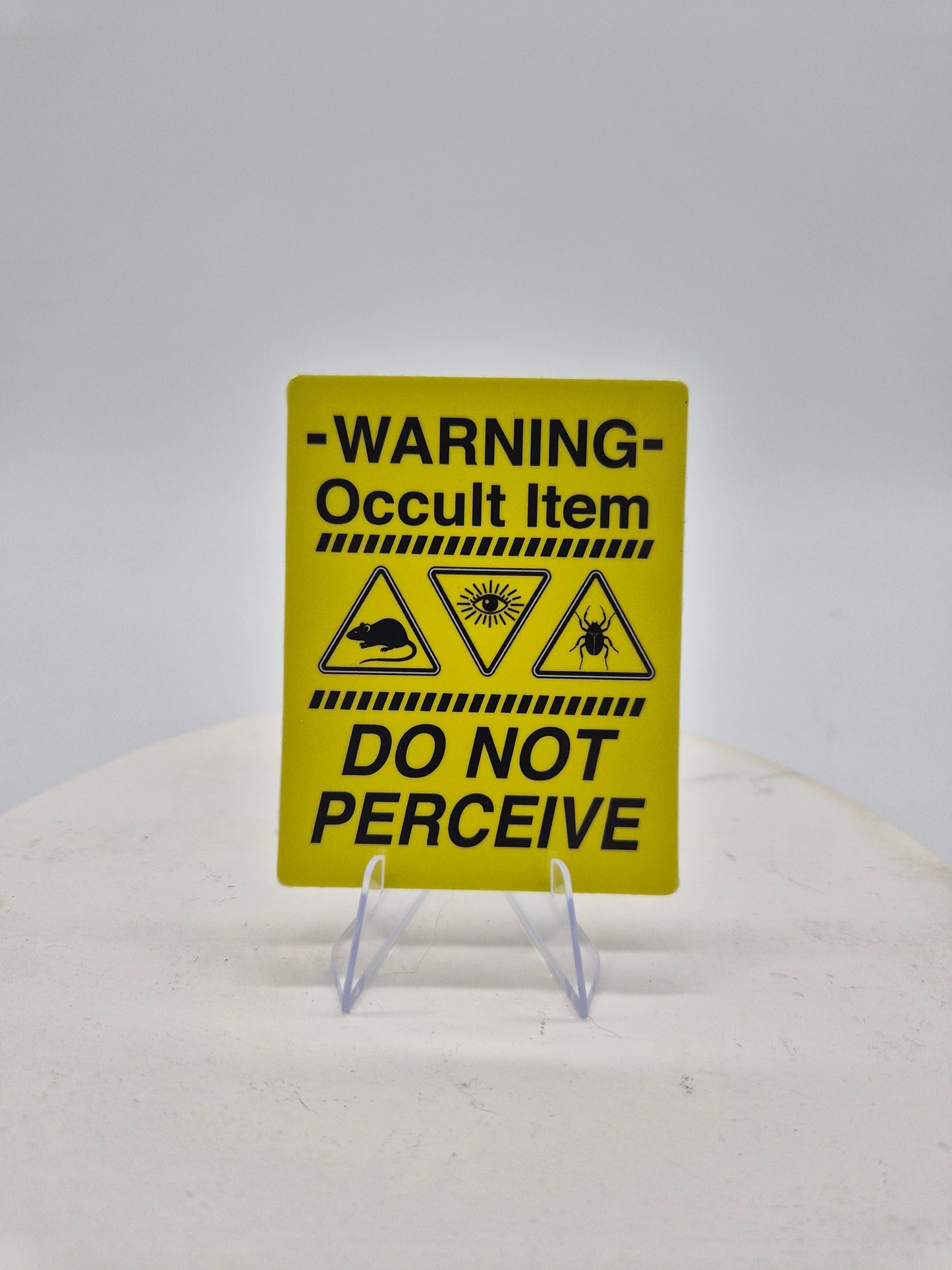Occult item sticker