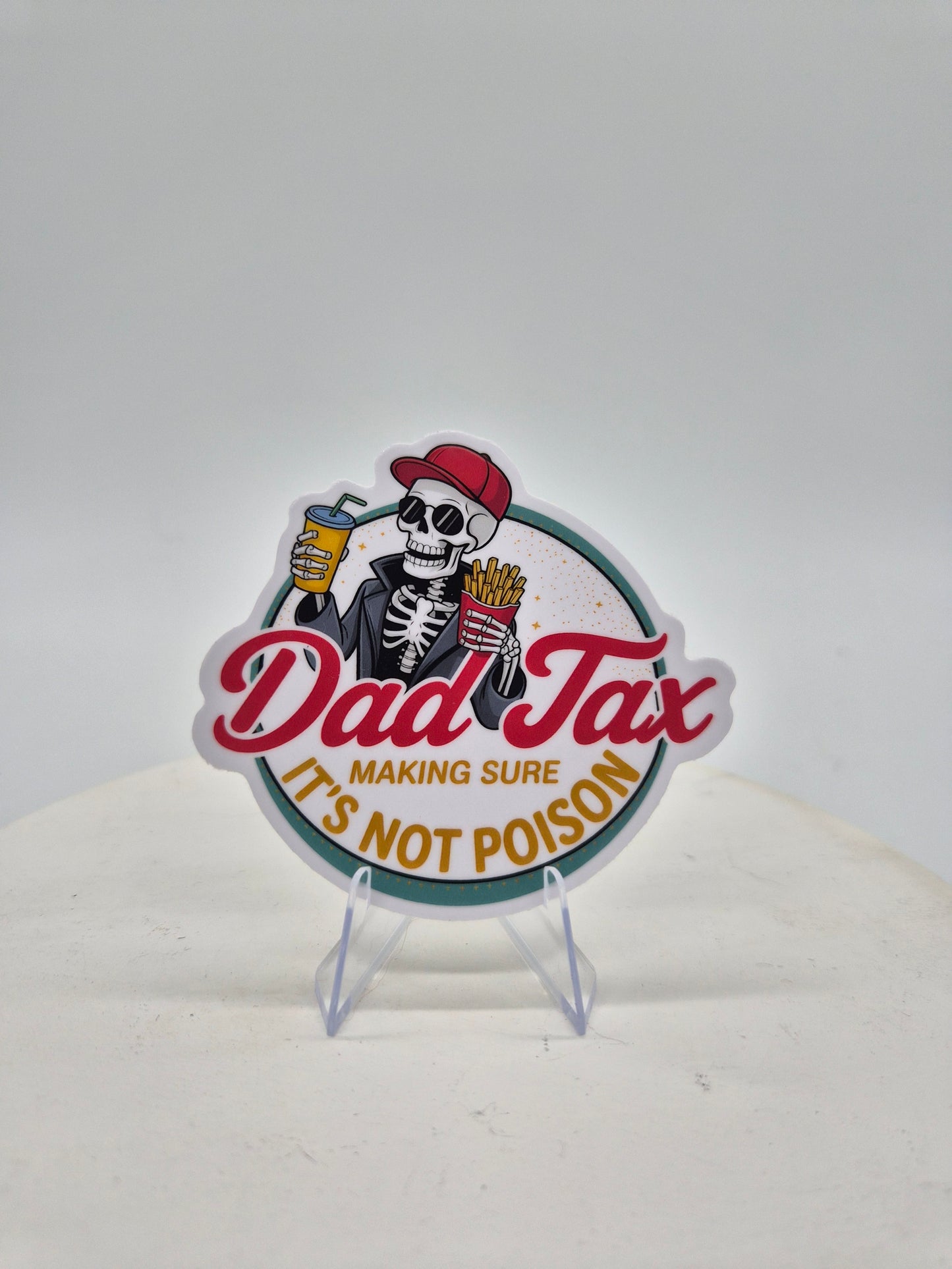 Dad tax sticker