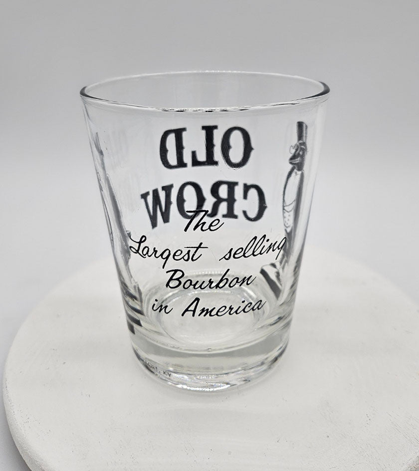 Old Crow Drinking Glass