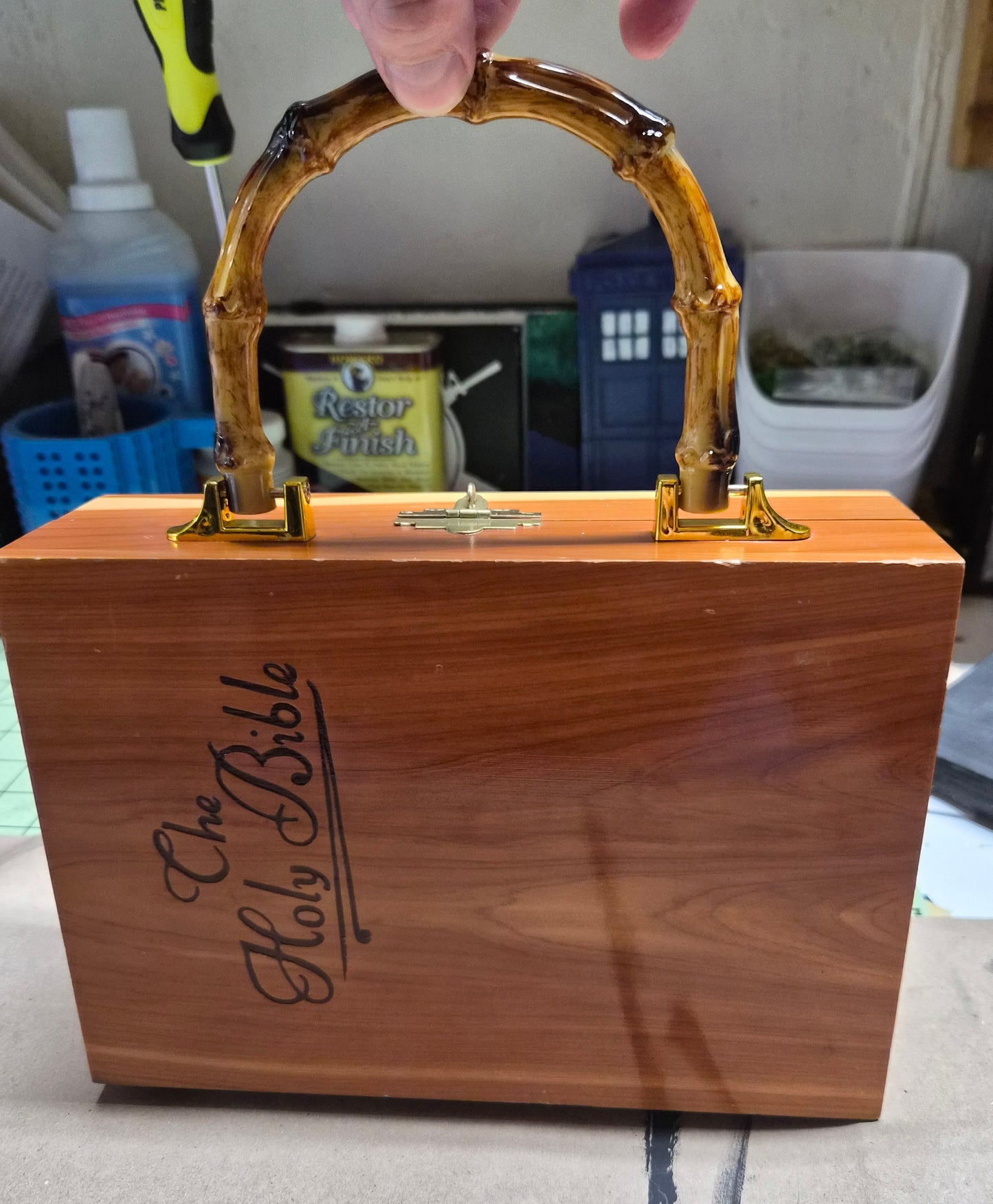Bible box purse